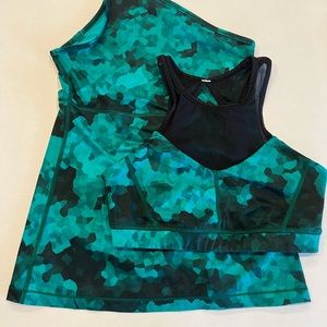 Sport tank with sports bra LULULEMON